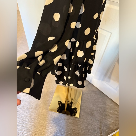 A New Day Black & White Polka Dot Tiered Mini Dress – XS - NWOT - Picture 4 of 14